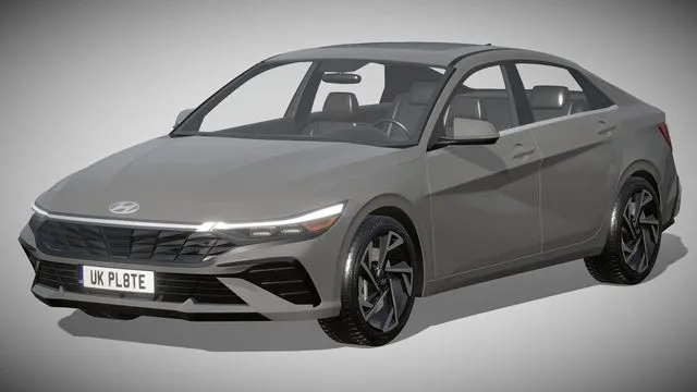 PBR Game 3D Models – Hyundai Elantra 2024