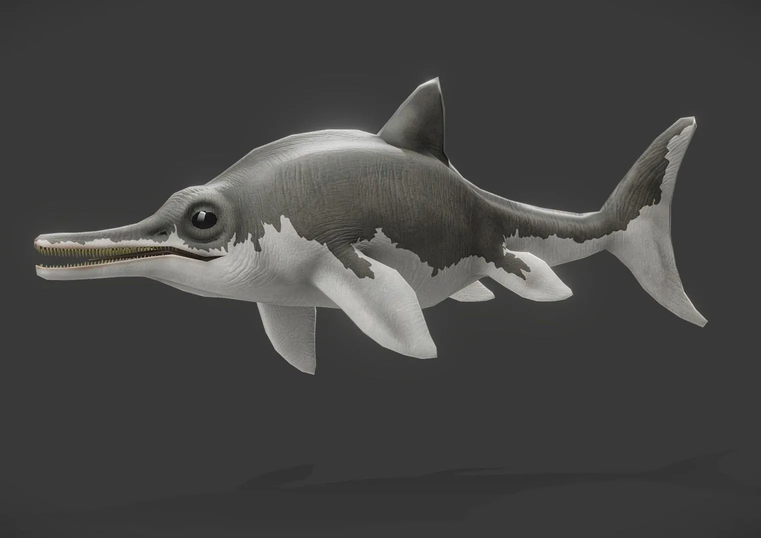 PBR Game 3D Models – Ichthyosaurus Communis