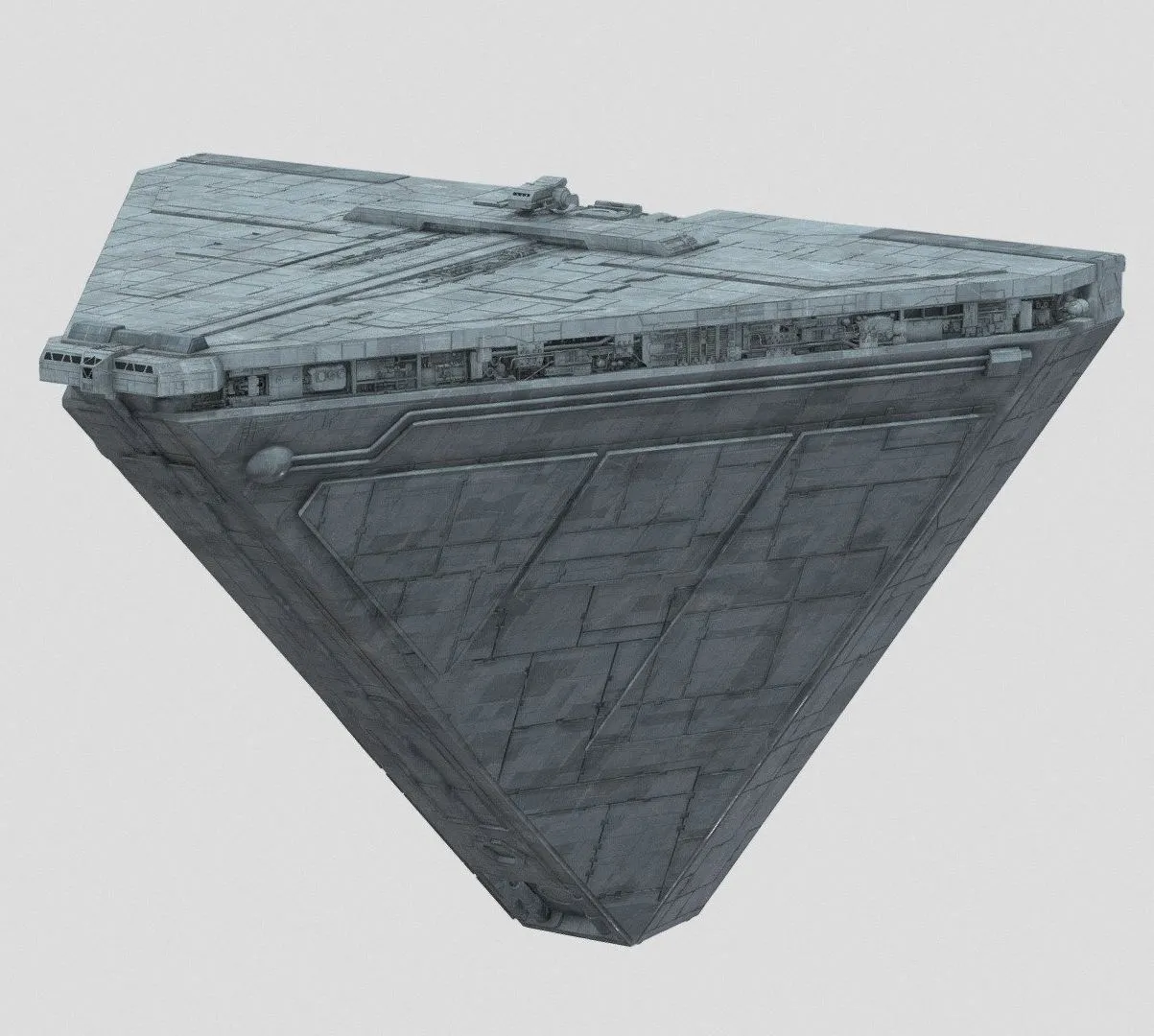 PBR Game 3D Models – Imperial Class 4 Container Transport Star Wars