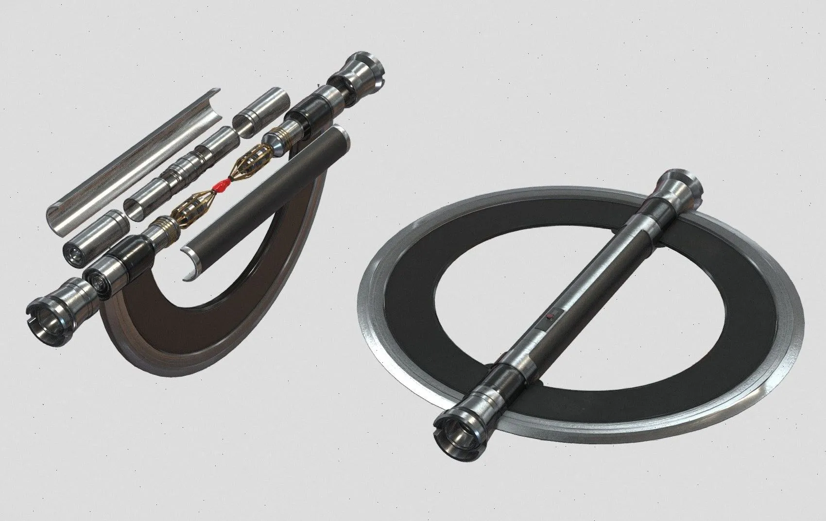 PBR Game 3D Models – Inquisitors Custom Lightsaber Star Wars