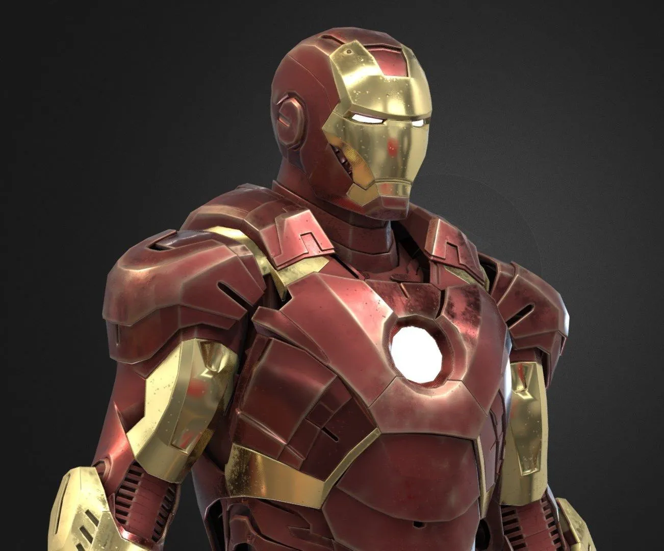 PBR Game 3D Models – Iron Man 1