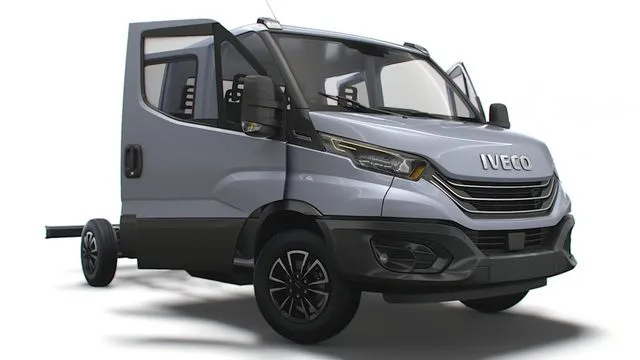 PBR Game 3D Models – Iveco Daily Crew Cab L3 Chassis 2023