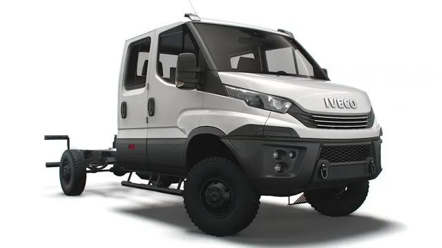 PBR Game 3D Models – Iveco Dayli Doka 4×4 2017