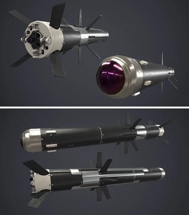 PBR Game 3D Models – Javelin Missile