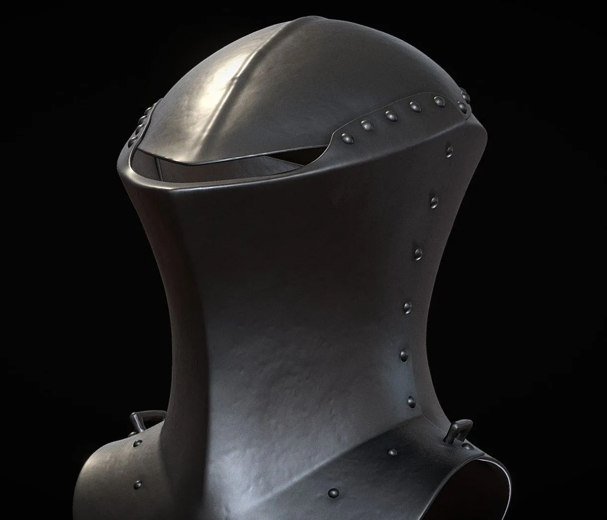 PBR Game 3D Models – Jousting Helmet V2
