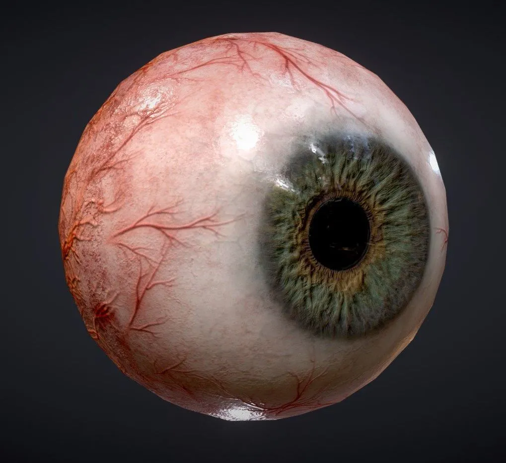 PBR Game 3D Models – Just An Eye