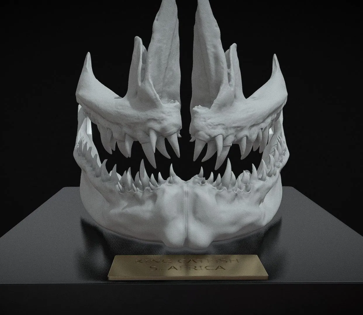 PBR Game 3D Models – King Catfish Jaw Omsx