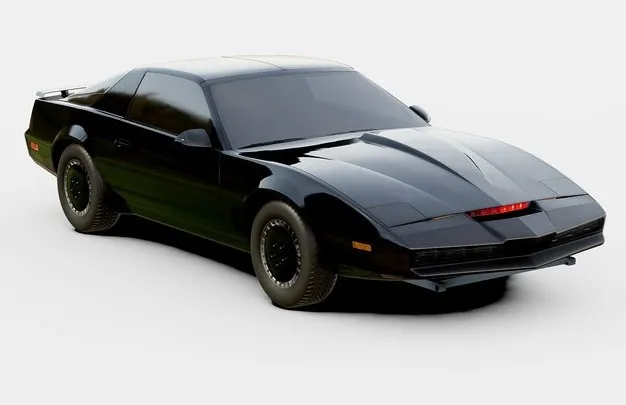 PBR Game 3D Models – Knight Rider KITT (Supercar)