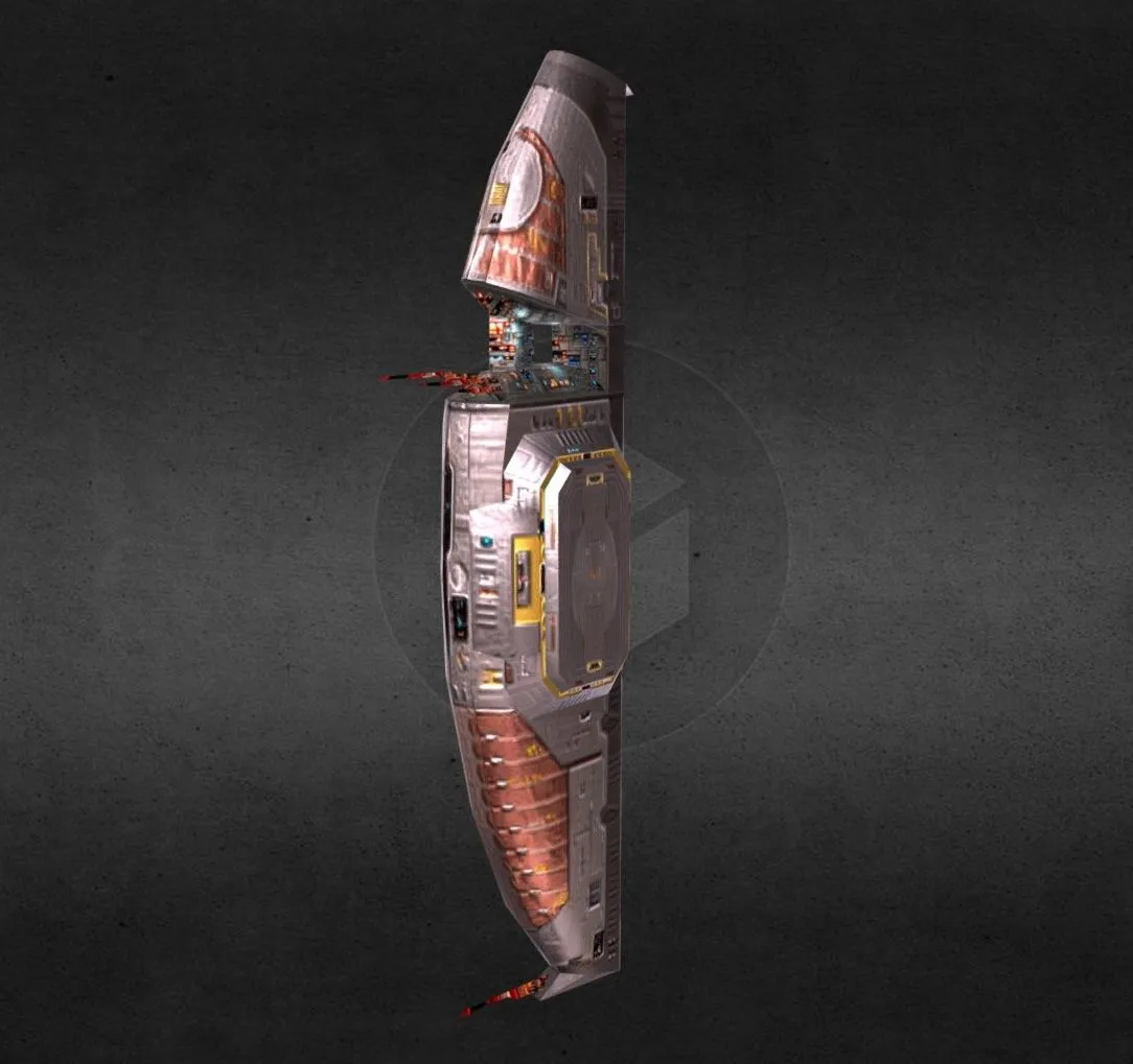 PBR Game 3D Models – Kushan Mothership