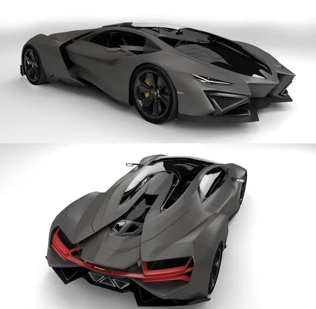 PBR Game 3D Models – Lamborghini Celestial