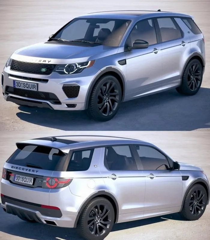 PBR Game 3D Models – Land Rover Discovery Sport HSE 2019