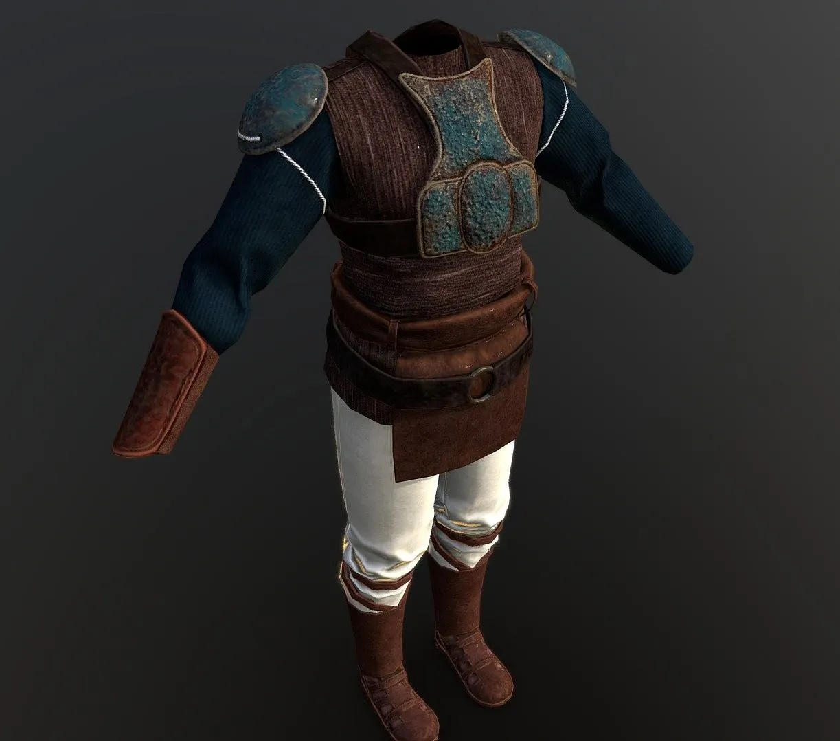 PBR Game 3D Models – Landos Skiff Guard Suit