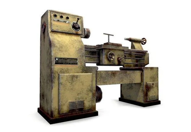 PBR Game 3D Models – Lathe Low-poly