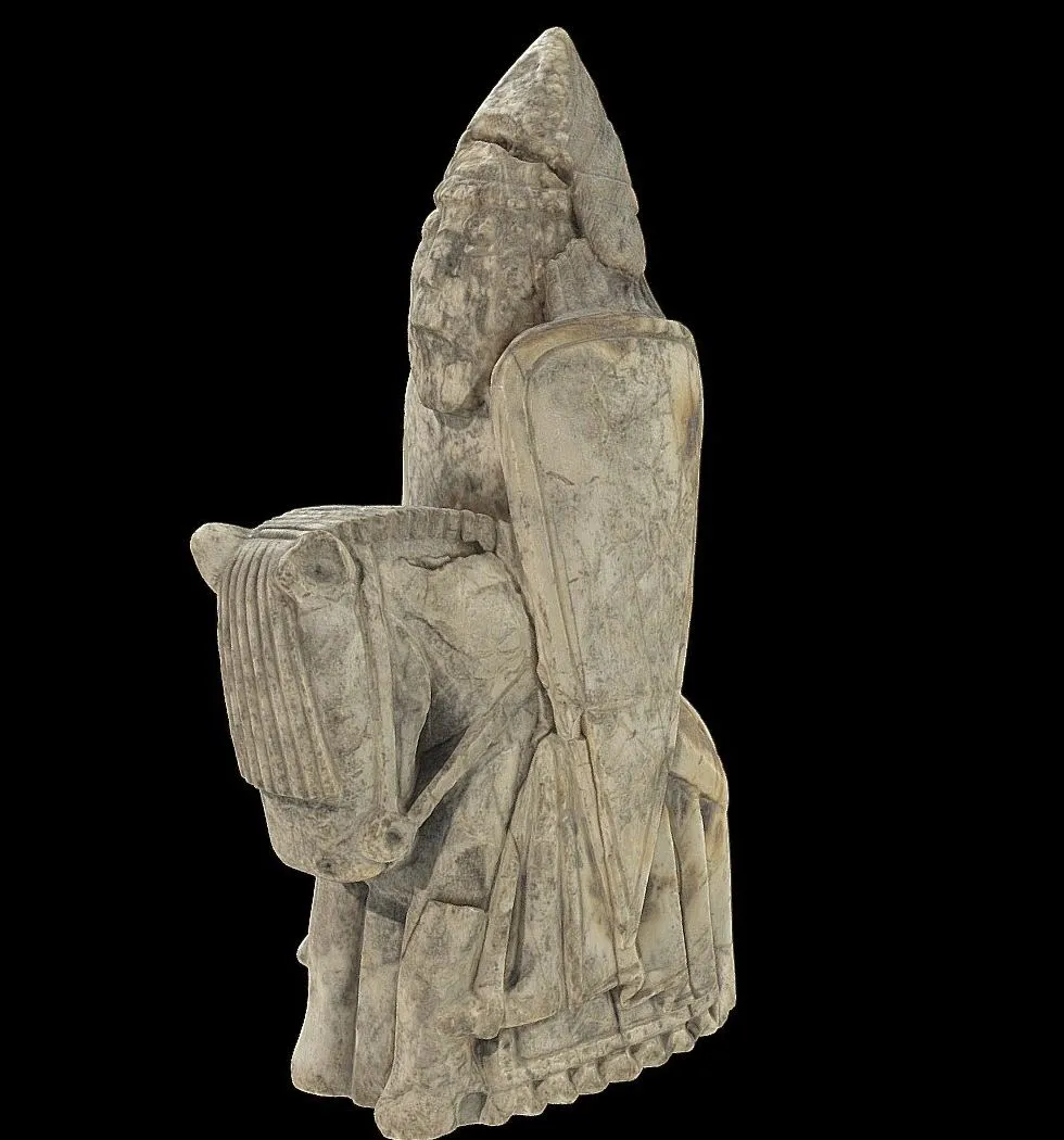 PBR Game 3D Models – Lewis Chess Piece Knight Hns 27