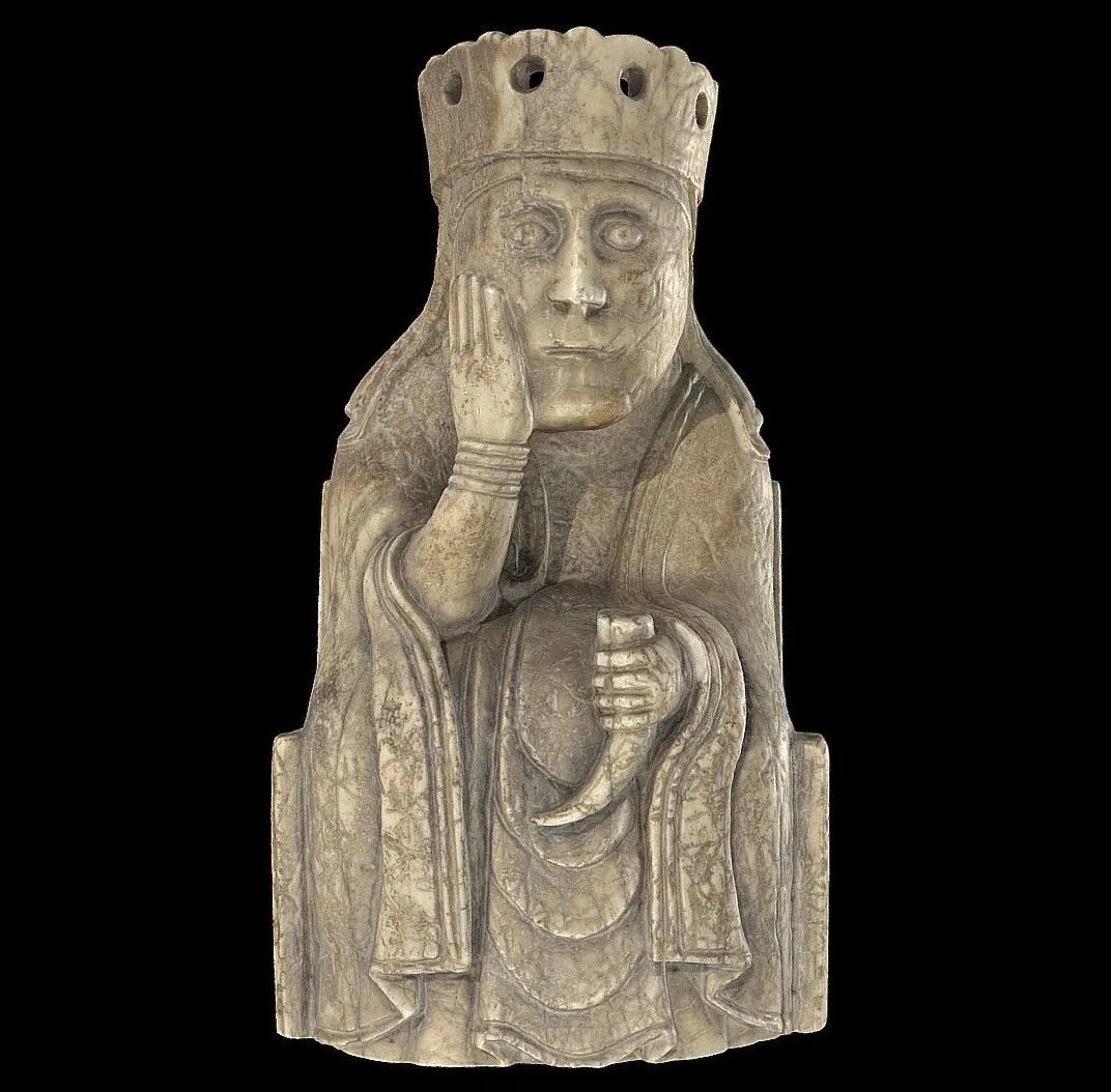 PBR Game 3D Models – Lewis Chess Piece Queen Hns 23