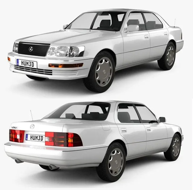 PBR Game 3D Models – Lexus LS 1989