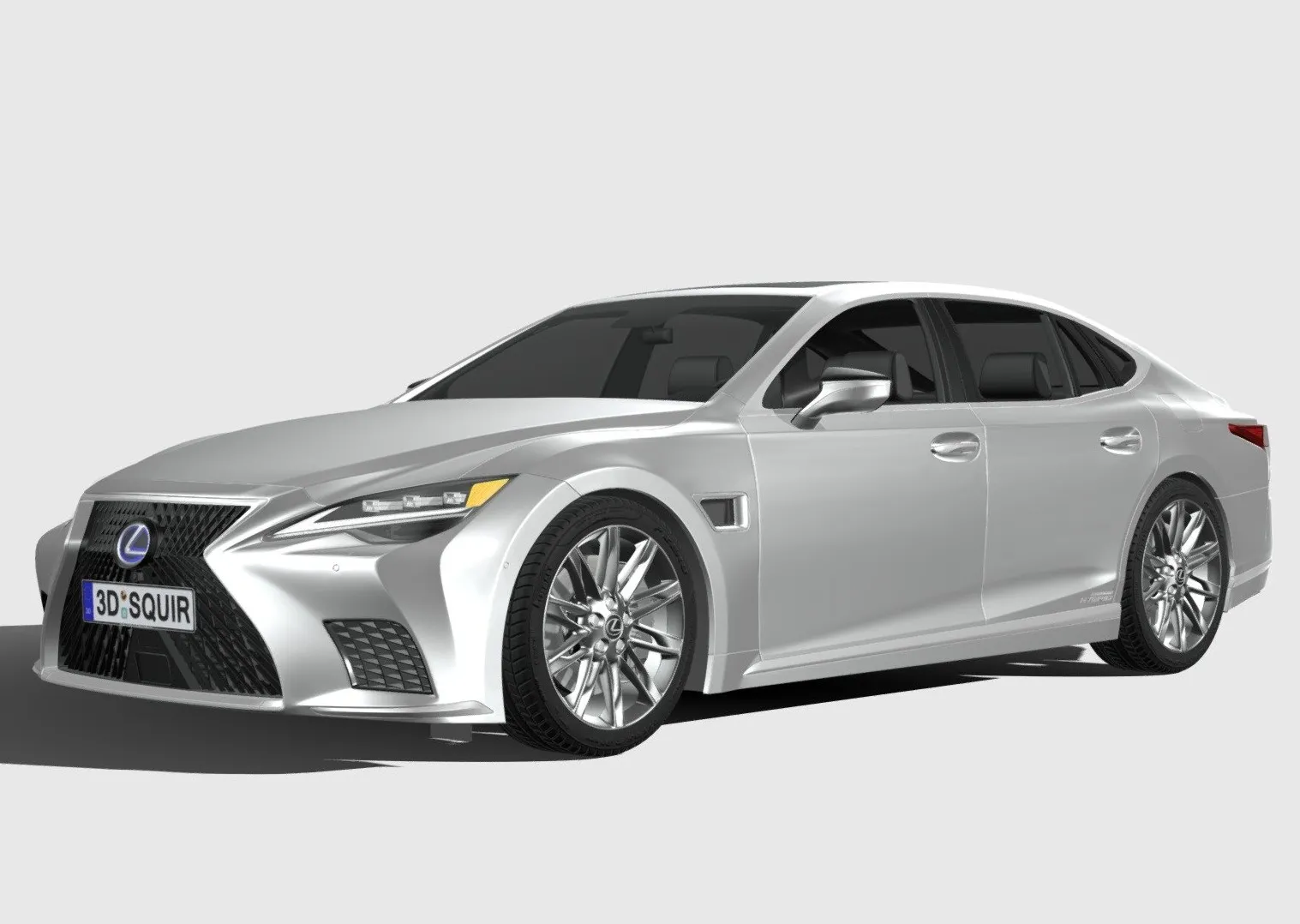 PBR Game 3D Models – Lexus Ls 2021