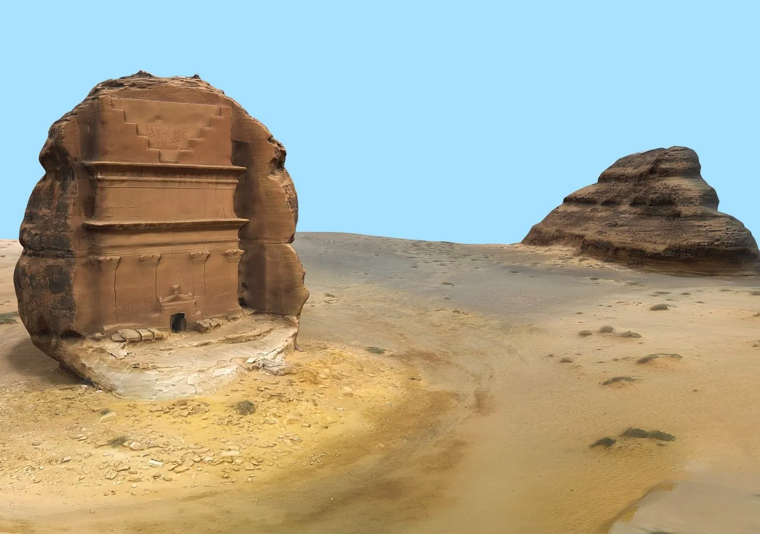 PBR Game 3D Models – Lihyan Tomb Ula Saudi Arabia