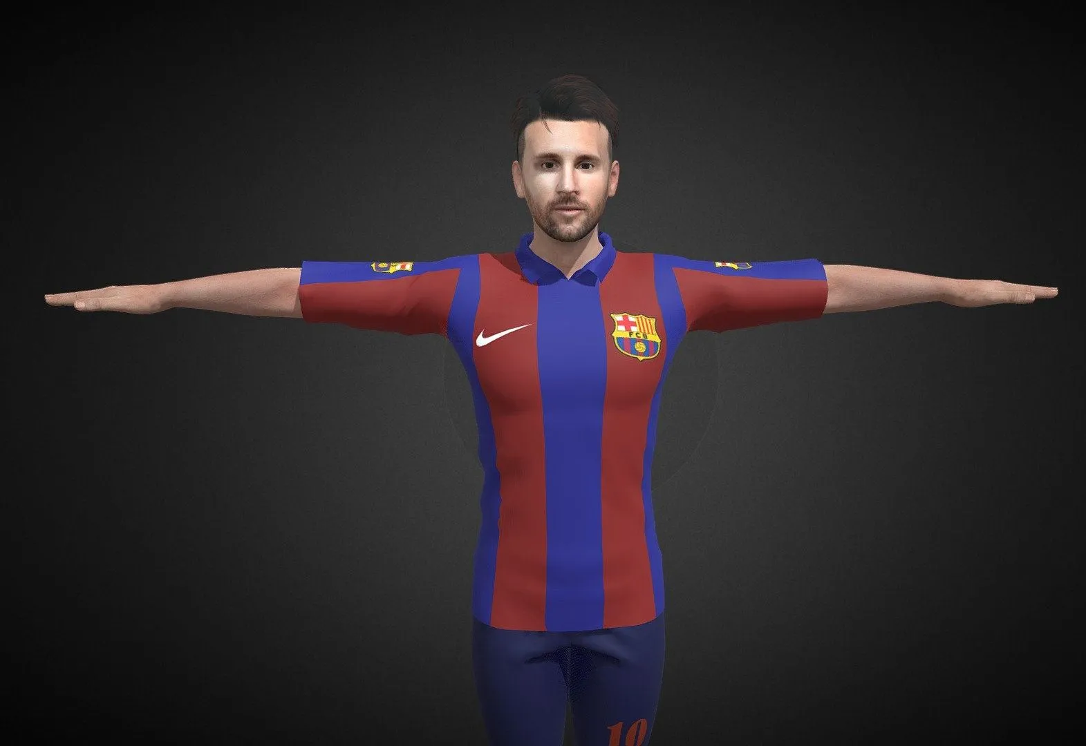 PBR Game 3D Models – Lionel Messi