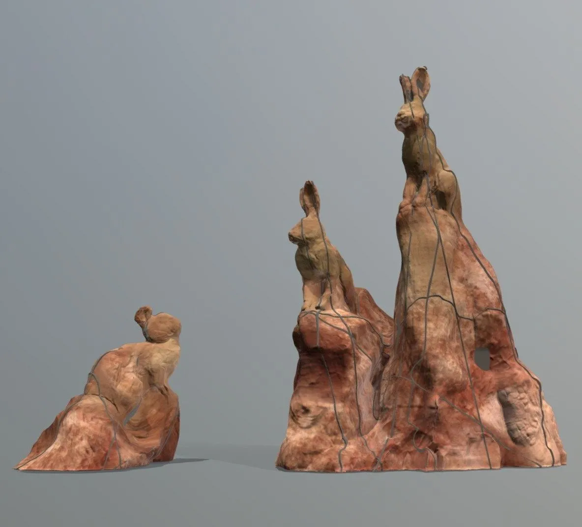 PBR Game 3D Models – Long Eared Lookout