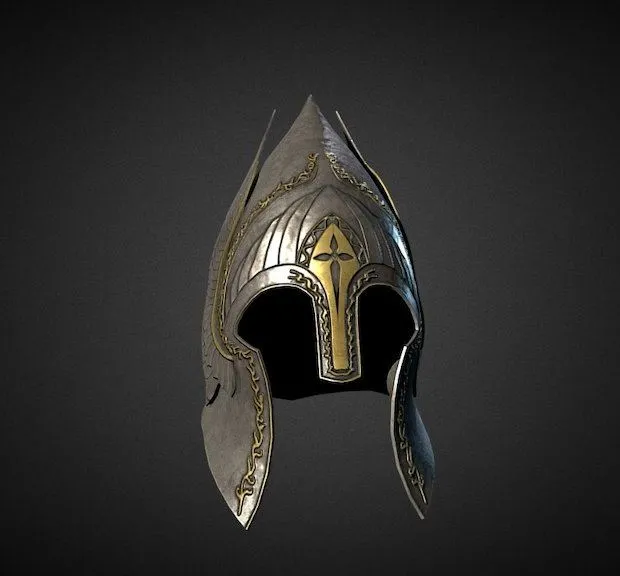 PBR Game 3D Models – Lotr Gondor Citadel Helmet