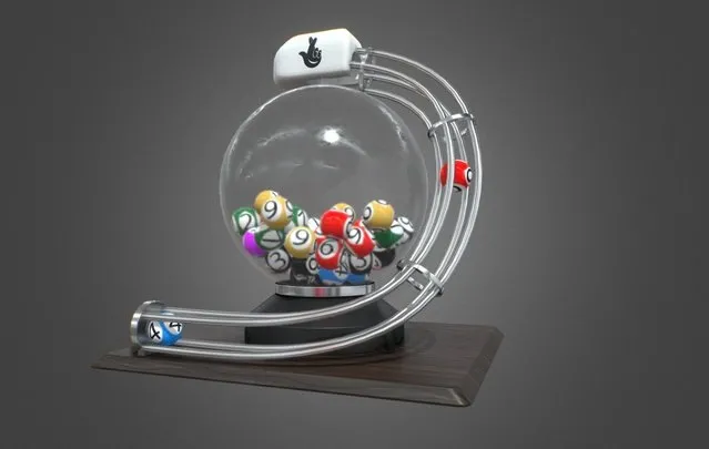 PBR Game 3D Models – Lottery Machine