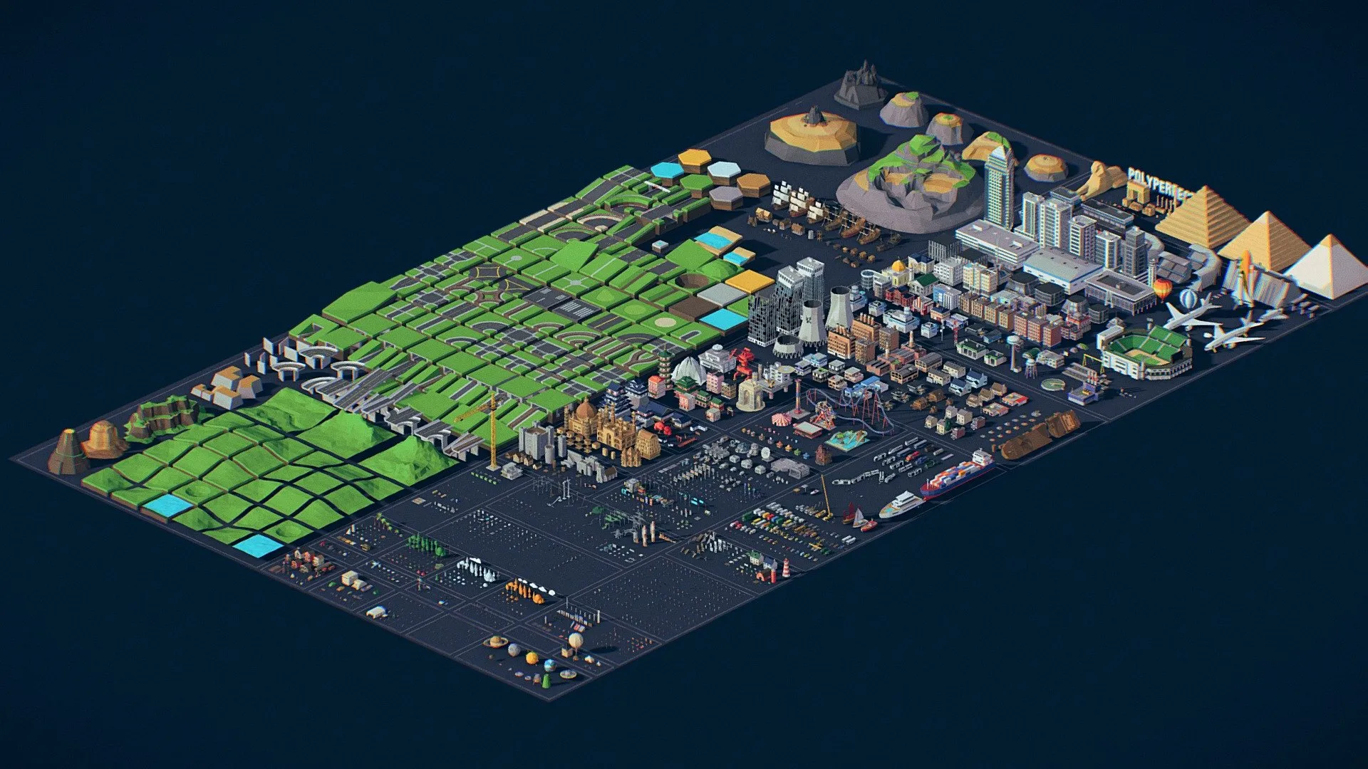 PBR Game 3D Models – Low Poly Ultimate Asset Pack