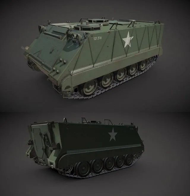 PBR Game 3D Models – M113 – APC