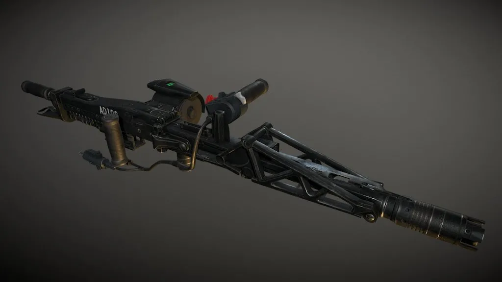 PBR Game 3D Models – M56 Smart Gun
