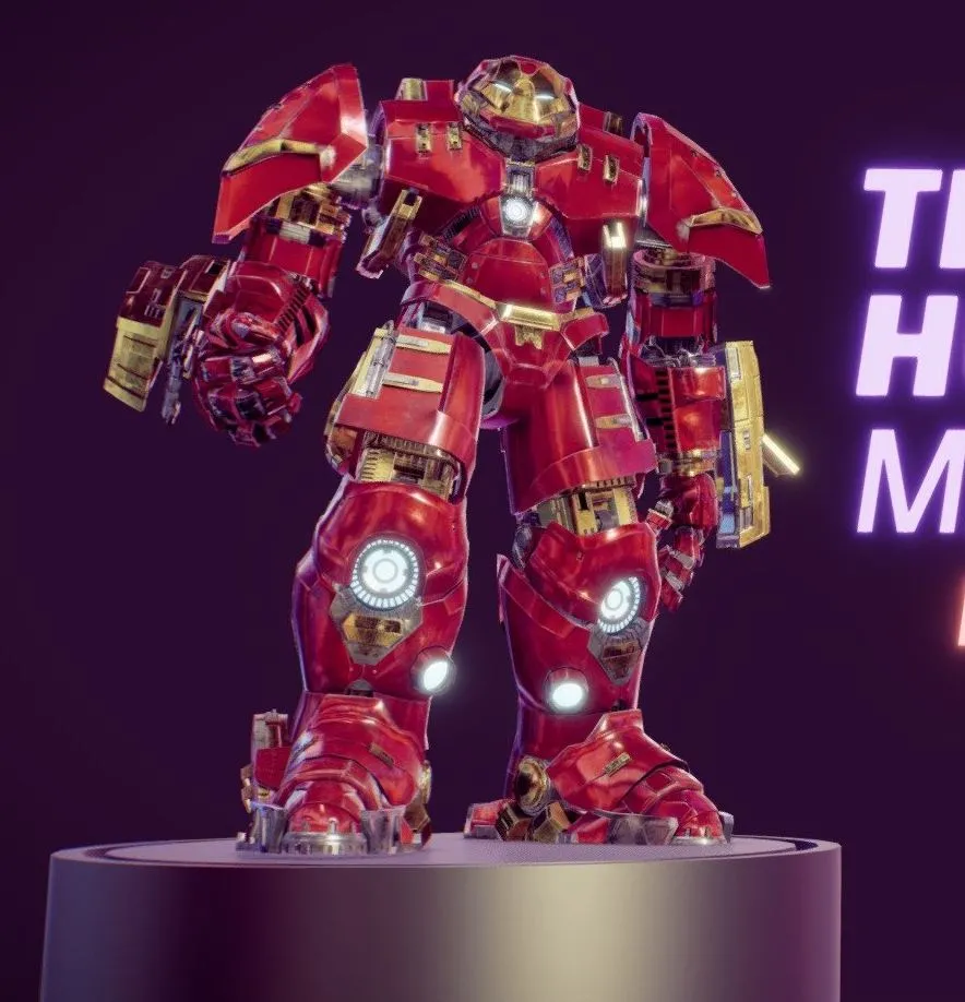 PBR Game 3D Models – Mark Xliv The Hulkbuster (2)