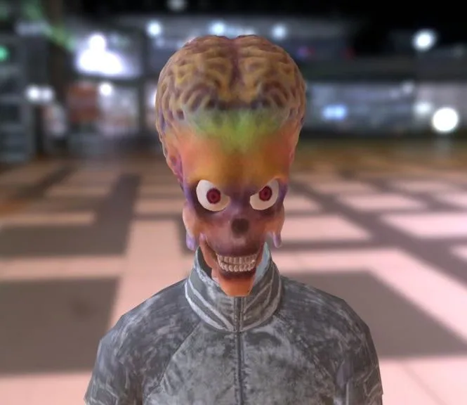 PBR Game 3D Models – Martian Leader Mars Attacks