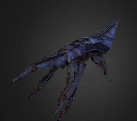 PBR Game 3D Models – Mass Effect 3   Reaper Sovereign