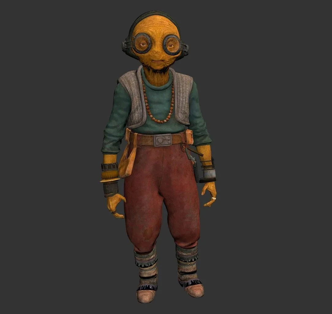 PBR Game 3D Models – Maz Kanata