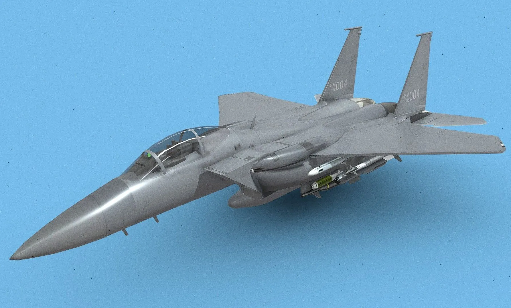 PBR Game 3D Models – Mcdonnell Douglas F 15 Strike Eagle