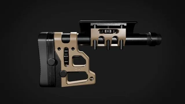 PBR Game 3D Models – MDT SCS – Skeleton Carbine Stock