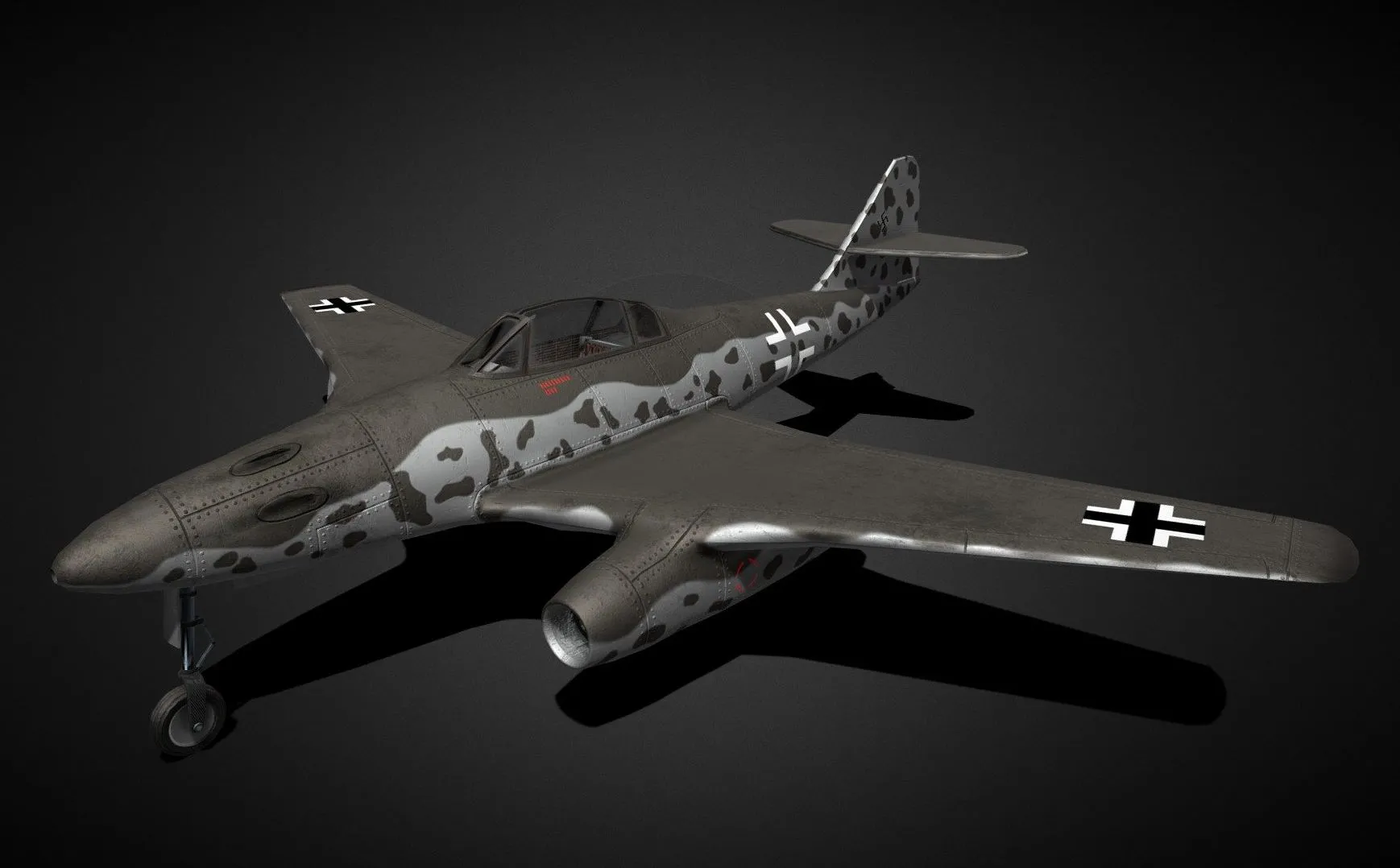 PBR Game 3D Models – Me 262 Schwalbe