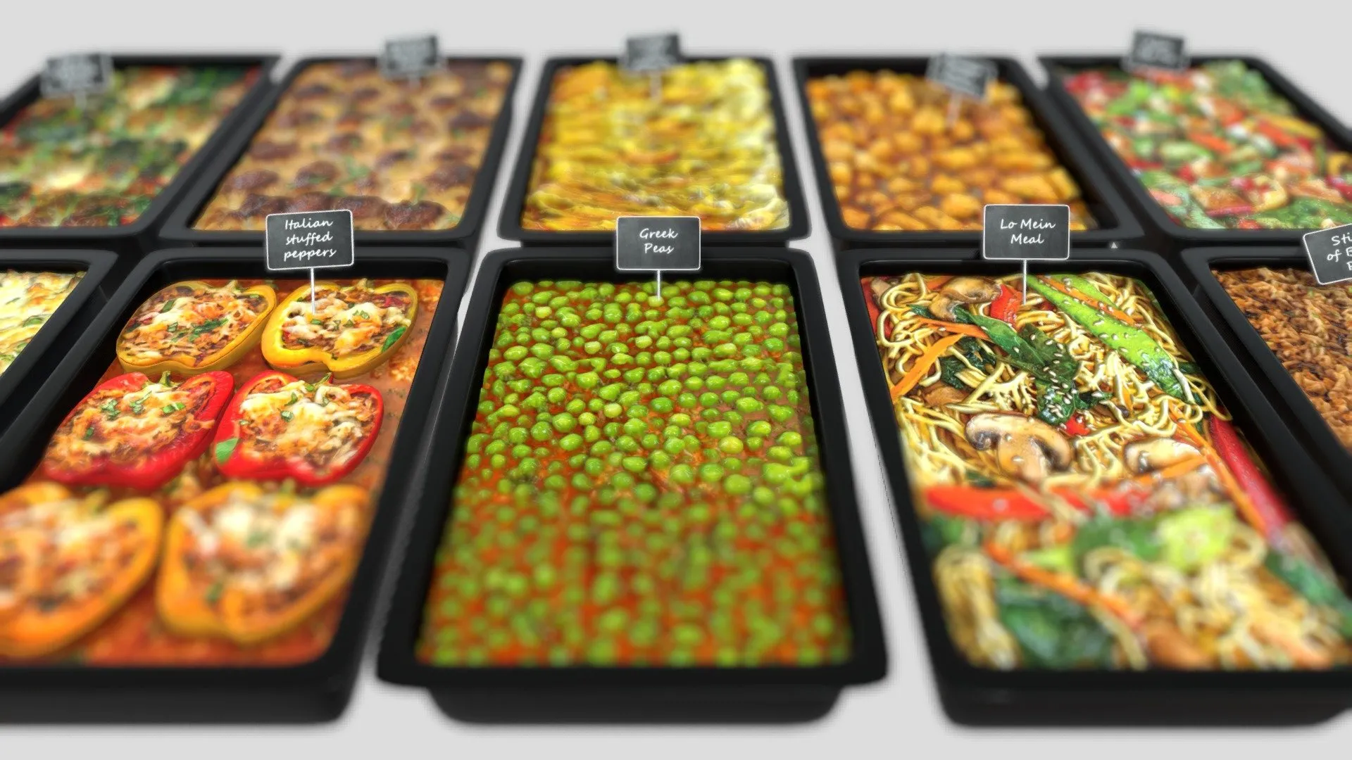 PBR Game 3D Models – Meal 2