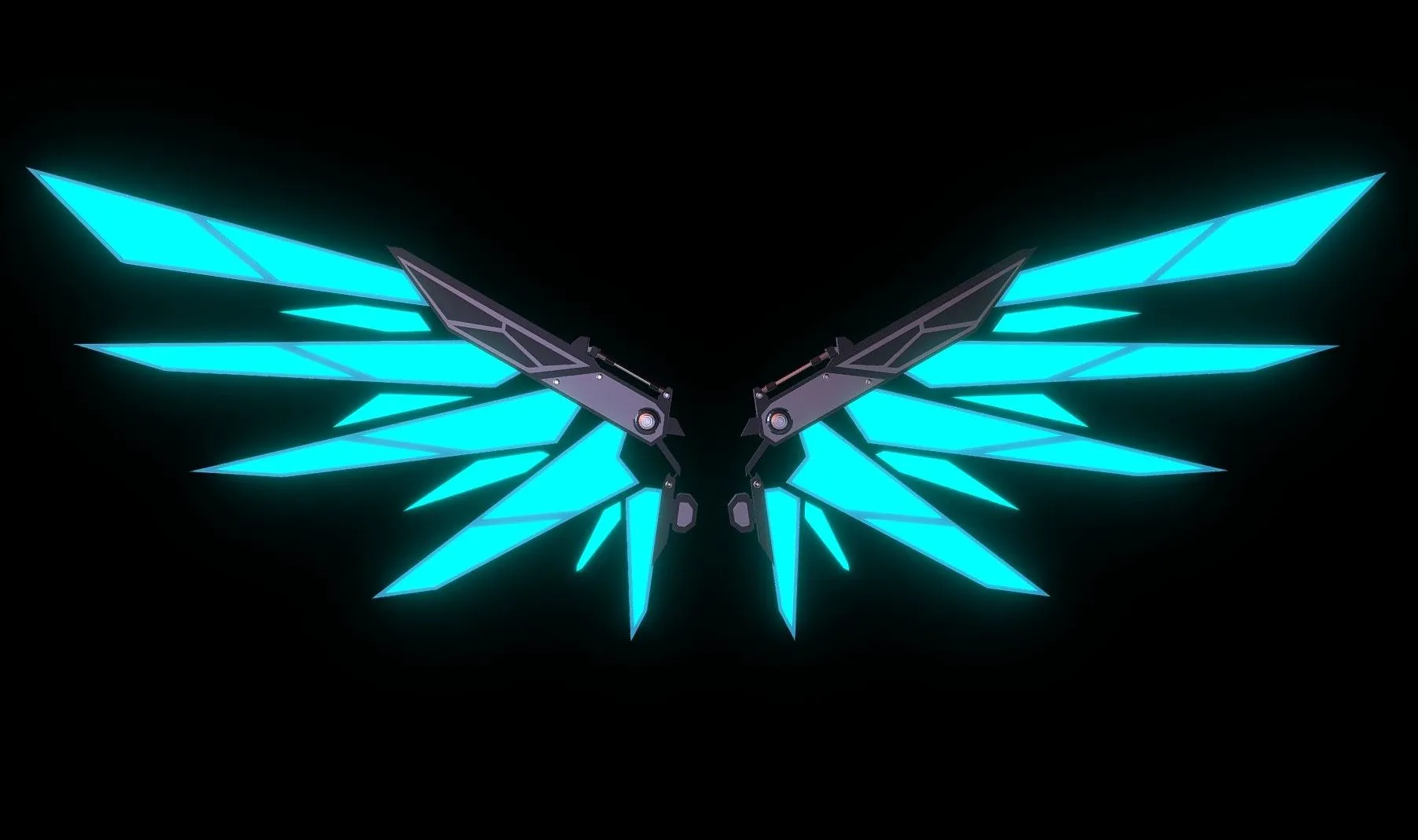 PBR Game 3D Models – Mechanic Wing