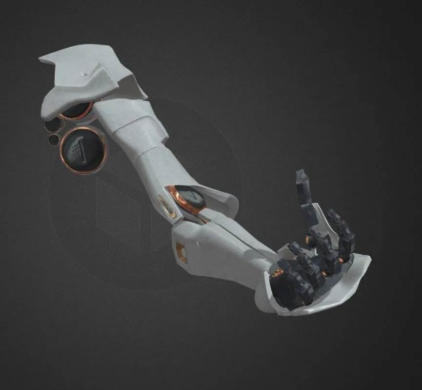 PBR Game 3D Models – Mechanical Arm Animated