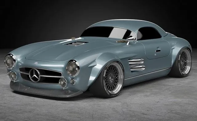 PBR Game 3D Models – Mercedes-Benz 300 SL Restomod