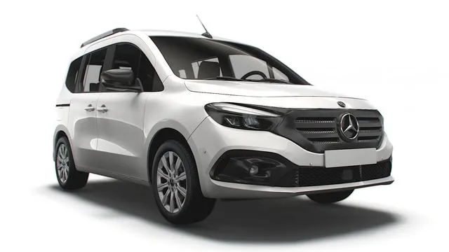 PBR Game 3D Models – Mercedes Benz EQT 2023 germany