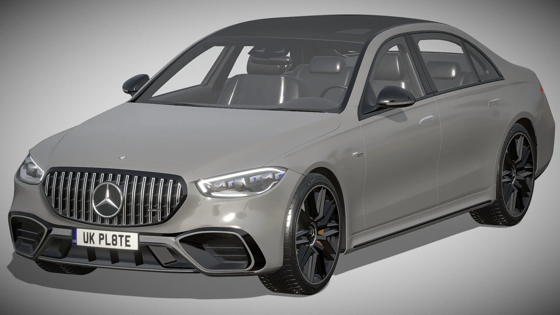 PBR Game 3D Models – Mercedes Benz S63 Amg E Performance 2023