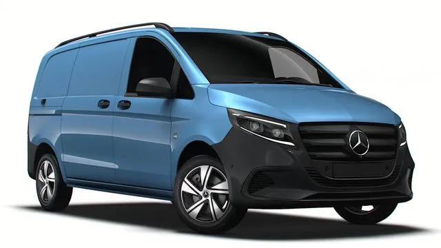 PBR Game 3D Models – Mercedes Benz Vito Panel Van L2 2024