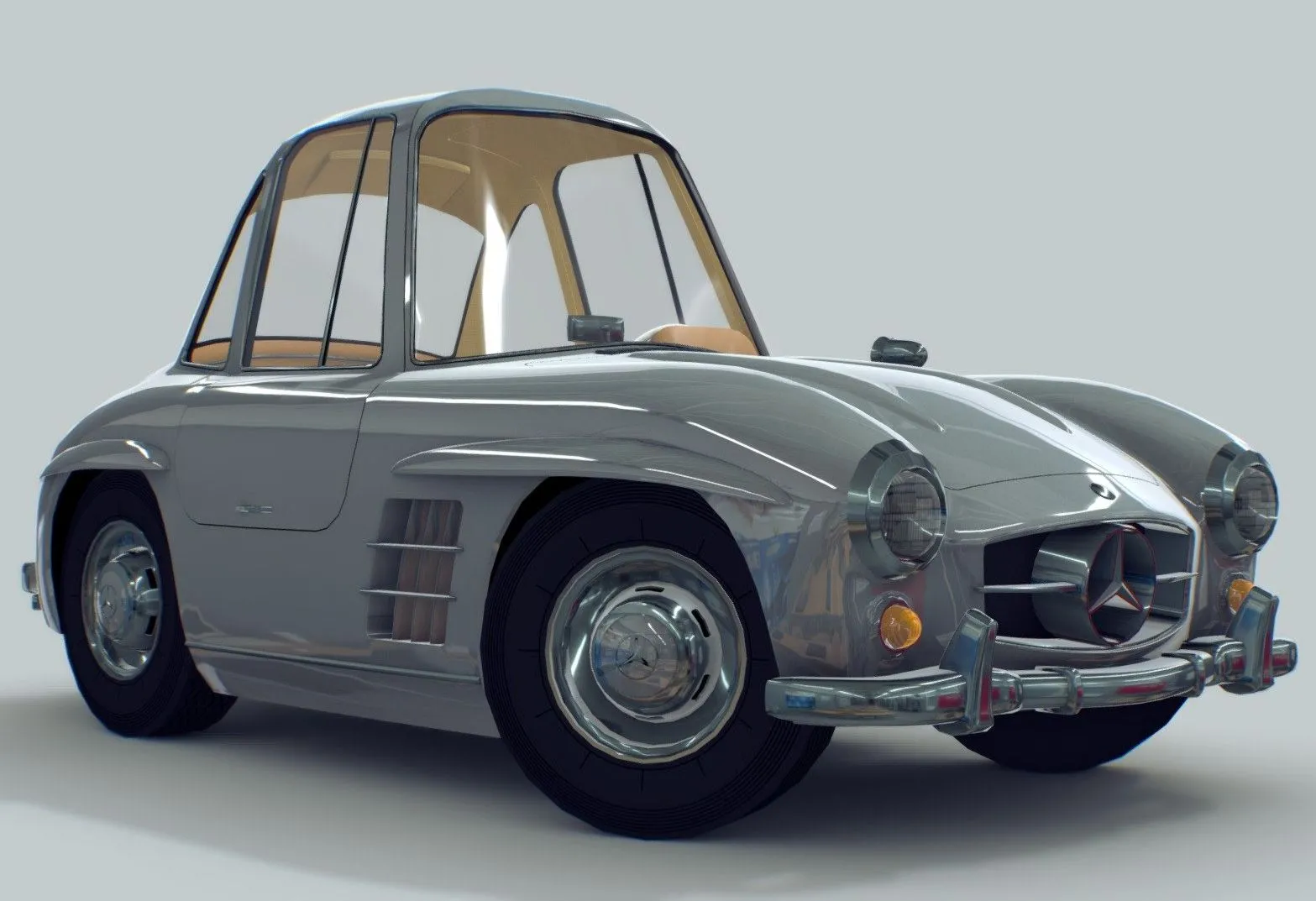 PBR Game 3D Models – Mercer 300 Seagull