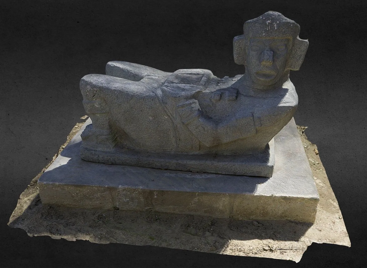 PBR Game 3D Models – Mexican Statue Tijuana Mexico