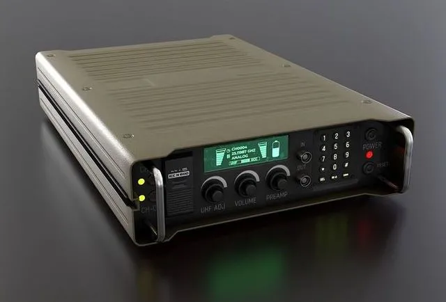 PBR Game 3D Models – Military Radio Communication Device