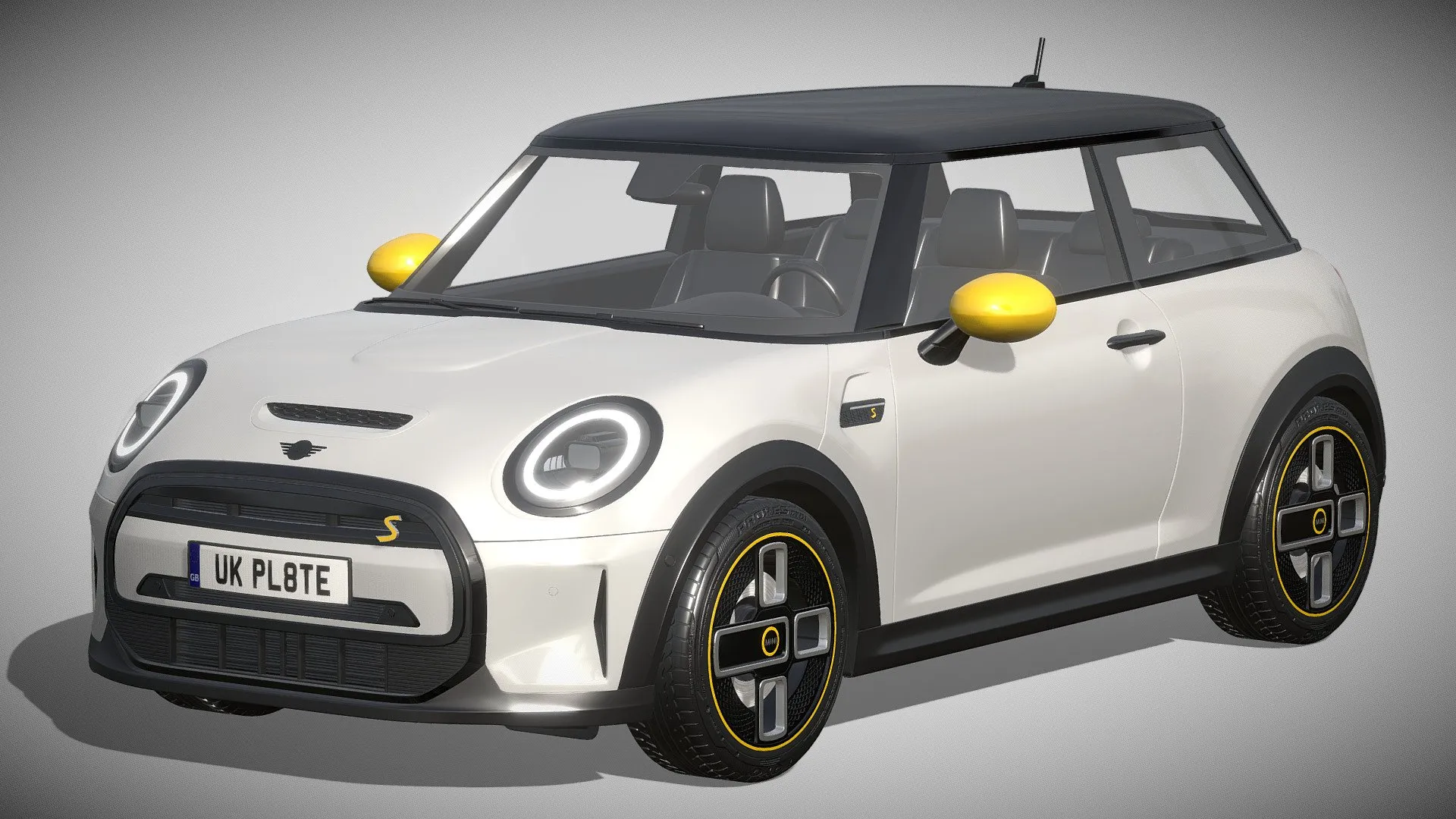PBR Game 3D Models – Mini Cooper Se Electric 2023