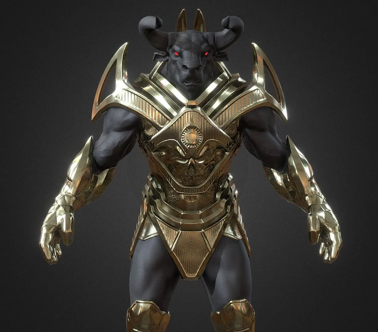 PBR Game 3D Models – Minothanos