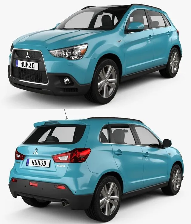 PBR Game 3D Models – Mitsubishi ASX 2011