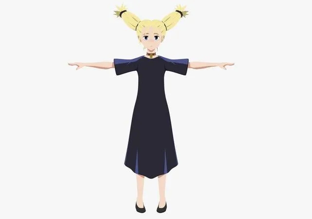 PBR Game 3D Models – Momo – Jujutsu Kaisen